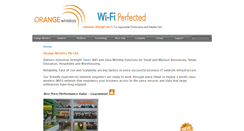 Desktop Screenshot of orange-wireless.com